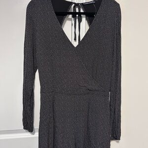 Abercrombie & Fitch Black Romper
